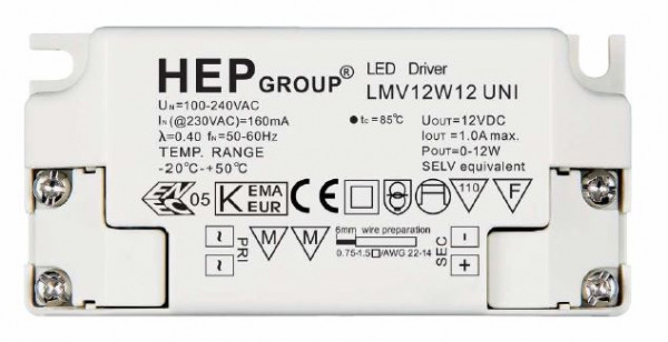 HEP Netzteil - 12V 12W - HEP