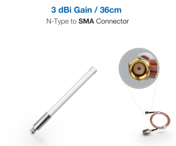 RAK Wireless · LoRa · Accessories · Fiber Glass Antenna Peak Gain 3dbi Transmission range is further