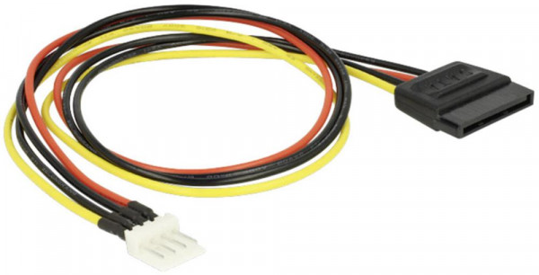 Kabel SATA Power-Kabel 15pin (floppy) -> 4pin (gerade) *DeLock*