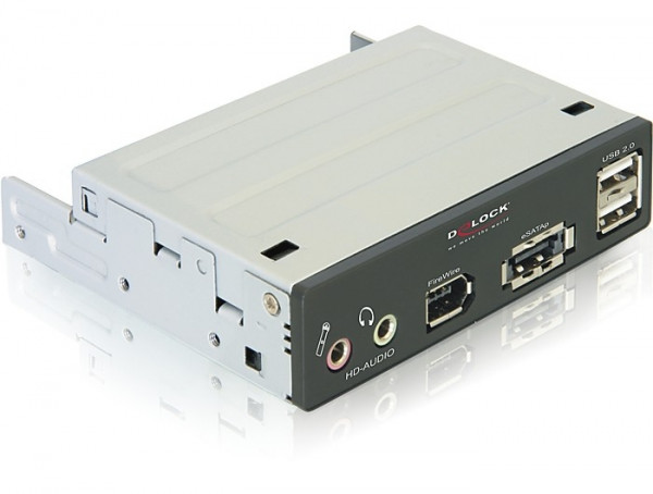 DeLock Multipanel 3,5" eSATAp/USB/FireWire/Audio
