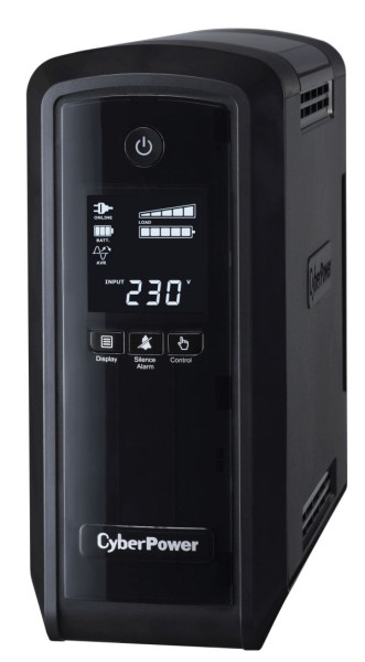 CyberPower USV, PFC-Serie, 900VA/540W, Line-Interactive, USB, reiner Sinus, Schutzkontaktdosen,