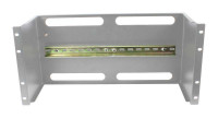 ALLNET 19"zbh. Gerätehalter für Hutschiene/DIN-Rail Geräte, T150mm/5HE, Lichtgrau, Frontmontage, ALLNET 19"zbh. Gerätehalter für Hutschiene/DIN-Rail Geräte, T150mm/5HE, Lichtgrau, Frontmontage,