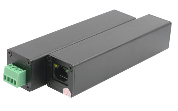 ALLNET Medien Konverter Netzwerk &amp; PoE over 2 Wire Set AF/AT "ALL-MC302v2P2WIRE-Set" inkl. externes