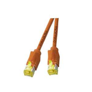Patchkabel RJ45, CAT6A 900Mhz, 2.0m orange, S-STP(S/FTP), ND