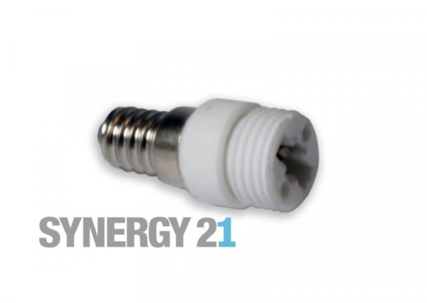 Synergy 21 LED Adapter für LED-Leuchtmittel E14->G9