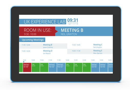 ALLNET Meetingraum RGB LED Tablet 8 Zoll RK3568, 8GB/32GB, Wifi 6, Android 13, NFC, Farbe schwarz
