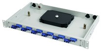 Telegärtner LWL, Patchpanel Rangierverteiler, 19",24xLC-Duple