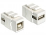 DeLock Adapter USB2.0 A (BU) > USB2.0 B (BU) Keystone