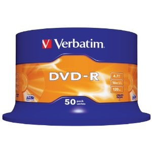 DVD-Rohling 4,7GB - 50er - Spindel - Verbatim