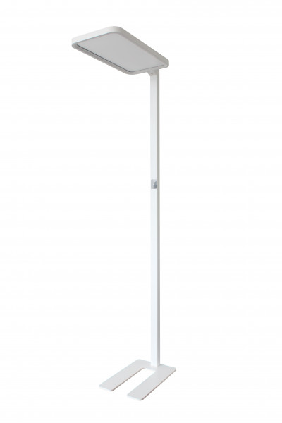 Synergy 21 LED office line Stehlampe weiss, dimmbar+daylight sensor