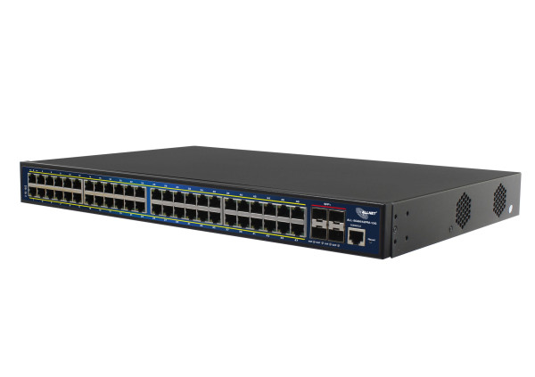 ALLNET Switch full managed Layer2+ 52 Port  48x GbE  PoE Budget 850W  48x PoE at  4x SFP+  19"