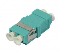 LWL-Kupplung, LC-Buchse/LC-Buchse, 50/125u Multimode OM3, aqua, duplex, PC, ohne Flansch, Synergy 21 LWL-Kupplung, LC-Buchse/LC-Buchse, 50/125u Multimode OM3, aqua, duplex, PC, ohne Flansch, Synergy 21