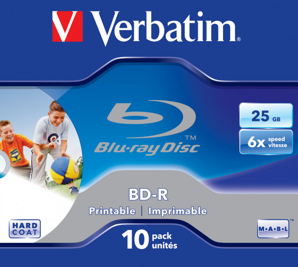 BD-Rohling 25GB - 10er - Jewel Case - Verbatim