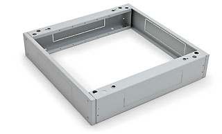 Triton 19"Schrank, zbh. Sockel, RDA/RTA, B800xT1100, Lichtgrau, bis 1500Kg,