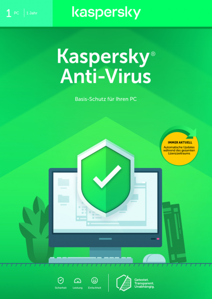 Kaspersky Anti-Virus - 1-Gerät Sierra-Box *deutsch* v.2020