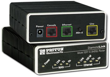 Patton 3202 OnSite 4 Wire G.SHDSL.bis EFM Modem; 4 x 10/100 Manged Switch; 100-240VAC