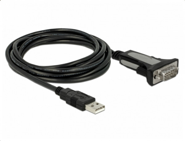 DeLock Adapter USB 2.0 Typ-A zu 1 x Seriell RS-232 DB9 3