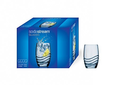 SodaStream Crystal Trinkgläser-Set - 4er-Pack