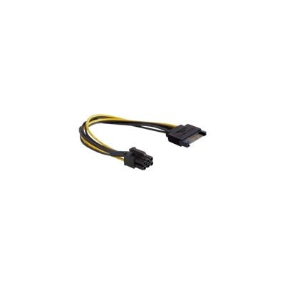 DeLock Kabel Stromkabel für PCI Express Karten SATA > 6pol/6pin