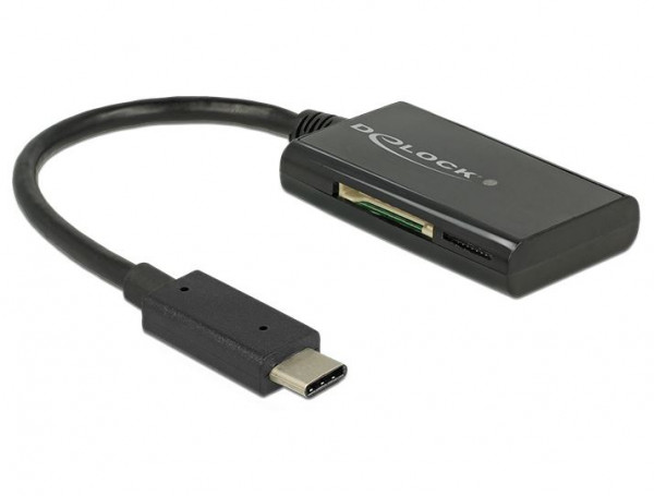 DeLock CardReader USB 3.1 Type-C => 2xSD/2xMicroSDHC