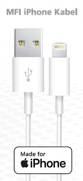 Synergy 21 MFI i Phone Kabel weiß *ALLTRAVEL*