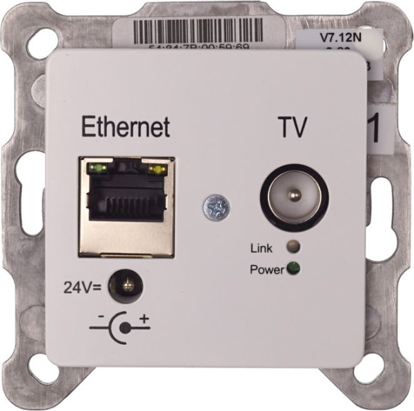 ALLNET Punkt-zu-Punkt Coax 8 Port Master Chassis/Verstärker EOC 200 zbh. EOC G.hn Unterputzdose/Durc