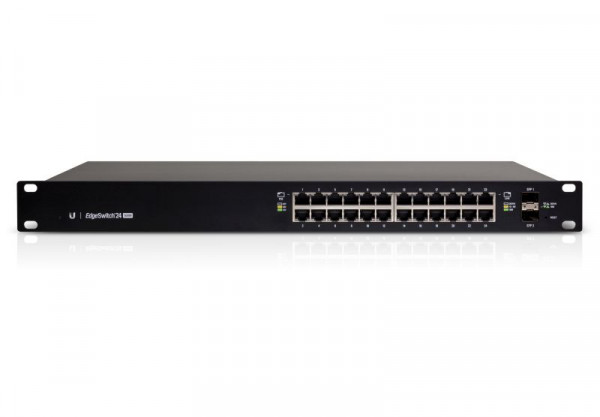 Ubiquiti EdgeSwitch 24 / 24 Gigabit RJ45 Ports / 2 SFP Ports / 500W / PoE+ / ES-24-500W