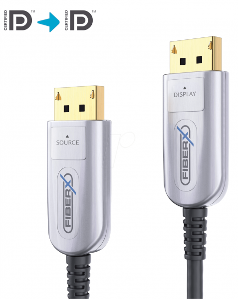 Kabel FiberX DisplayPort ST/ST 15,0m *PureLink*