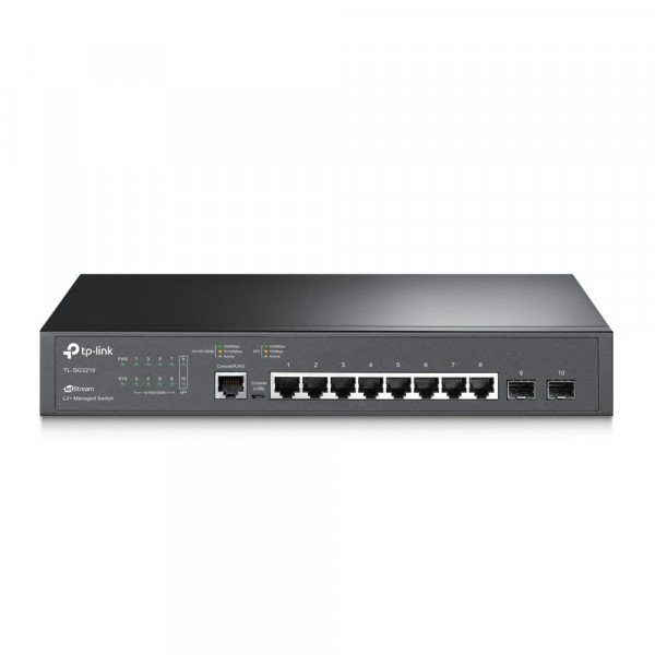 TP-Link - TL-SG3210 - JetStream 8-Port Gigabit L2+ Managed Switch