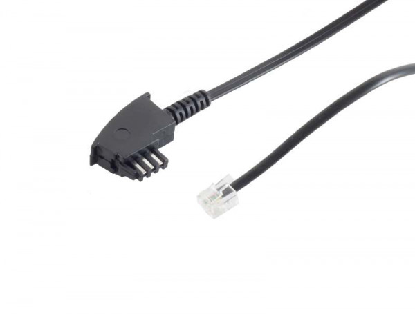 Kabel TK TAE 3m, TAE-F/RJ11; für Import-Telefon