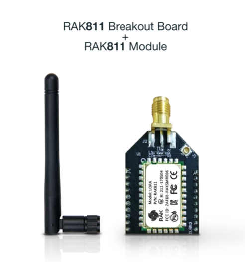 RAK Wireless · LoRa · WisDuo · Breakout Modul · RAK811 small and Open Source Development Board, 868