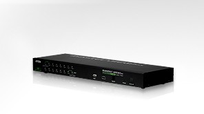 Aten KVM-Switch 16-fach VGA/(USB, PS/2), 19", KVMIP, stackabl