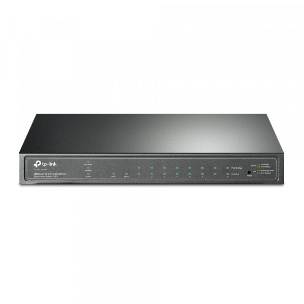 TP-Link - TL-SG2210P - JetStream 8-Port Gigabit Smart PoE+ Switch