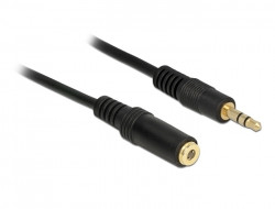 Delock Audiokabel Klinke 3.5mm (ST) > Klinke (BU) 1 m