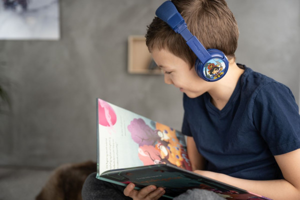 Onanoff Kopfhörer für Kinder | Homeschooling | Bluetooth| Dunkelblau
