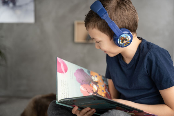 Onanoff Kopfhörer für Kinder | Homeschooling | Bluetooth| Dunkelblau