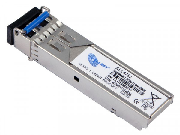 ALLNET Switch Modul ALL4752-INDU SFP(Mini-GBIC), 1000Mbit, LHX/LC, 20KM, Industrial, -40/+85 Grad