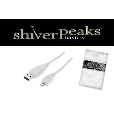 Kabel USB 2.0 A (St) => Micro B (St) 3,0m weiß *shiverpeaks* BASIC-S