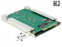 Delock Konverter SATA 22 Pin > m.2 SATA