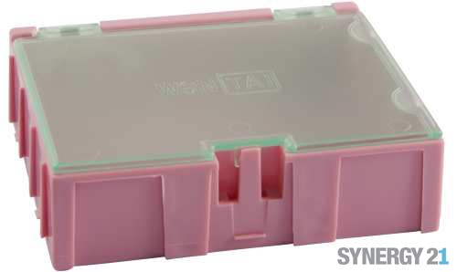 Synergy 21 Kleinteilemagazin 74/64/21,5mm *rosa* 15 Stück