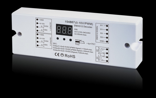 Synergy 21 LED Controller DMX 512 -> 0-10V Steuerausgang