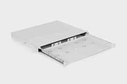 Triton 19"zbh. LWL-Patchpanel ohne Frontplatte, 1HE, Lichtg