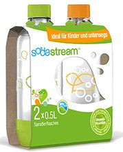 SodaStream PET Flasche Duo-Pack *grün/orange*