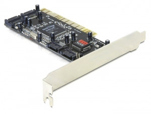 Con SATA - PCI Karte - 4x SATA + Raid *DeLock*