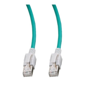 Patchkabel RJ45, VC LED, CAT6A 500Mhz, 10m, grün, LED in den Steckern!