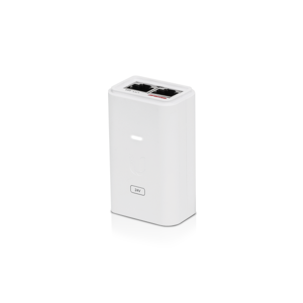 Ubiquiti POE Injector, 24V, 12W, Gigabit Port POE-24-12W-G-WH 