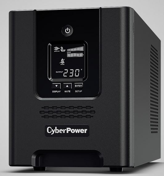 CyberPower USV, PR Tower-Serie, 2200VA/1980W, Line-Interactive, reiner Sinus, LCD, USB/RS232, ext.Ru