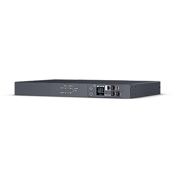 CyberPower PDU ATS, Switched, 230V/20A, 1HE, 8xC13/2xC19 Ausgang, 2xC20 Eingang,