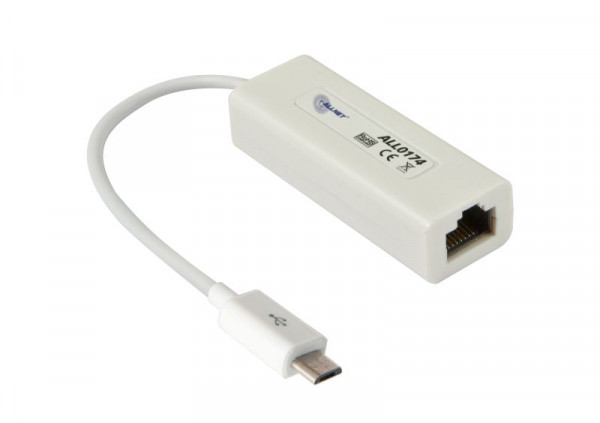 ALLNET Micro USB 2.0 -> Fast Ethernet RJ45 Netzwerkkarte ALL0174 *ALLTRAVEL*