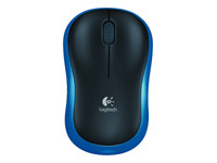 Logitech Maus M185 - USB optisch wireless *blau*